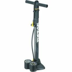 Topeak JoeBlow Dualie Standpumpe Doppeltes Manometer