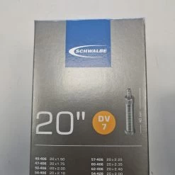 Schwalbe Fahrradschlauch DV Ventil Nr. 7 20" 40 Mm 40/62-406