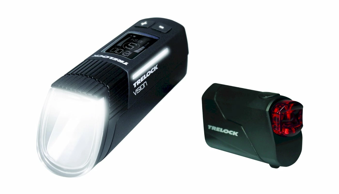 Trelock LS760/720 LED Akkuleuchten Set 100 LUX A 1 Trelock LS760/720 LED Akkuleuchten Set 100 LUX A