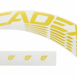 CADEX 65 Disc Felgendecals Gold, 4 Stck. Felgendekor