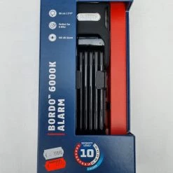 Abus Faltschloss Bordo Alarm 6000KA/90 SH