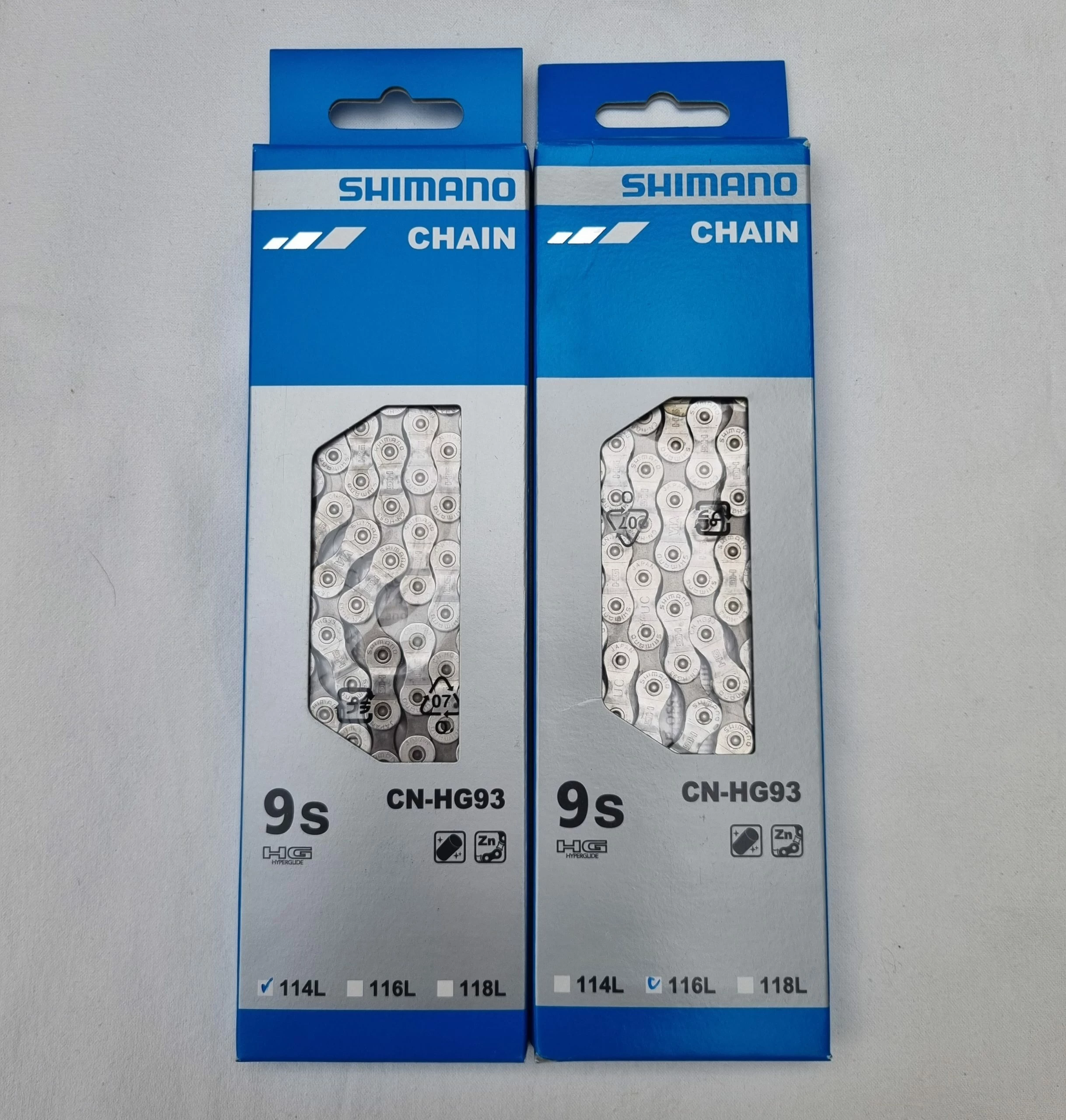 Shimano Fahrrad Kette HG93 9-fach 1 Shimano Fahrrad Kette HG93 9-fach