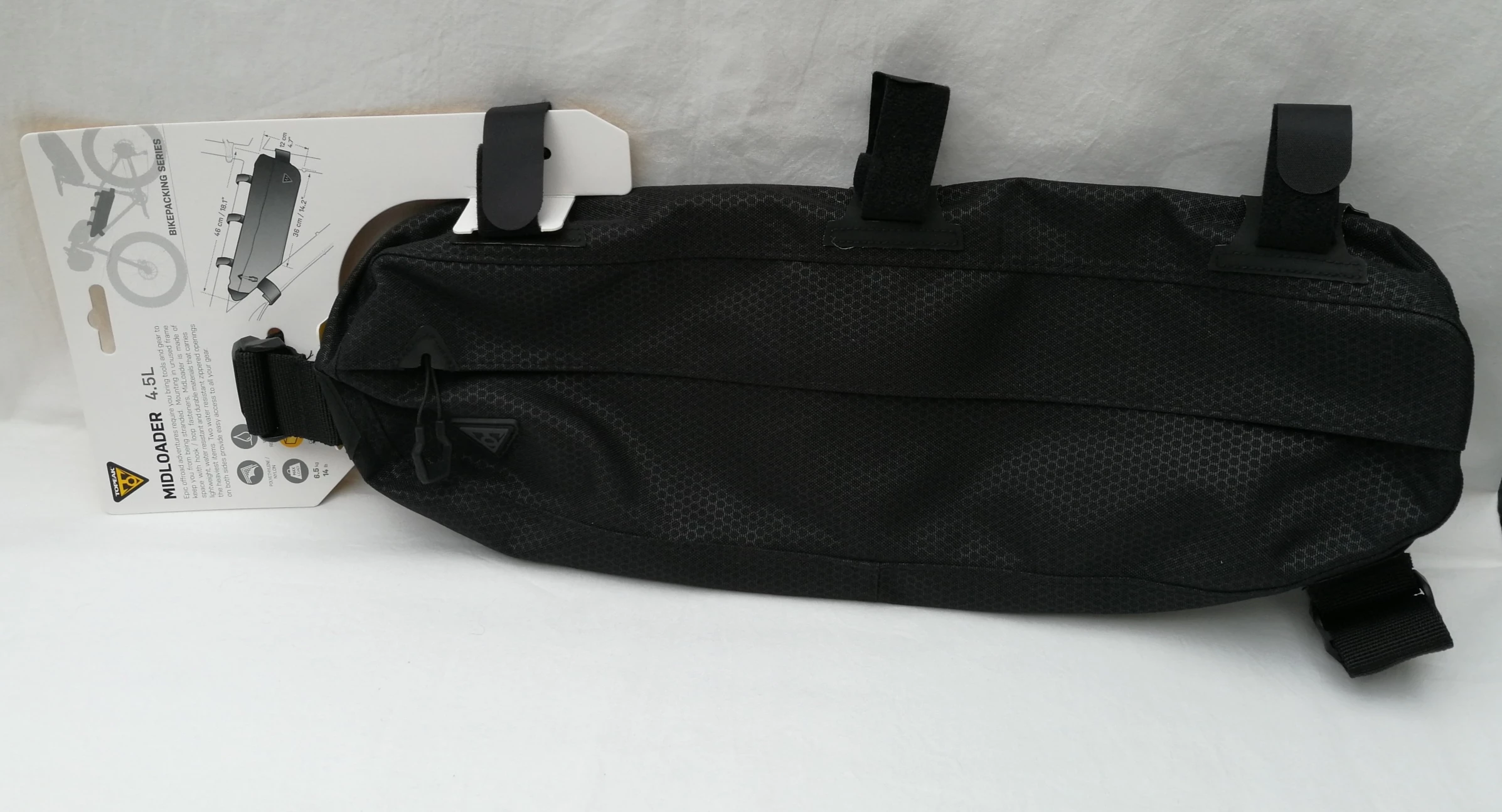 Topeak MidLoader Black 4,5 L Aktuelles Modell Mittelrohr Tasche 1 Topeak MidLoader Black 4,5 L Aktuelles Modell Mittelrohr Tasche