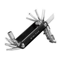 Topeak Mini P 20 Multifunktionswerkzeug Mit Tasche Schwarz