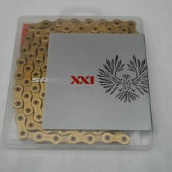 Sram Kette PC XX1 Eagle Hollow Pin 12f. Gold 126Glieder
