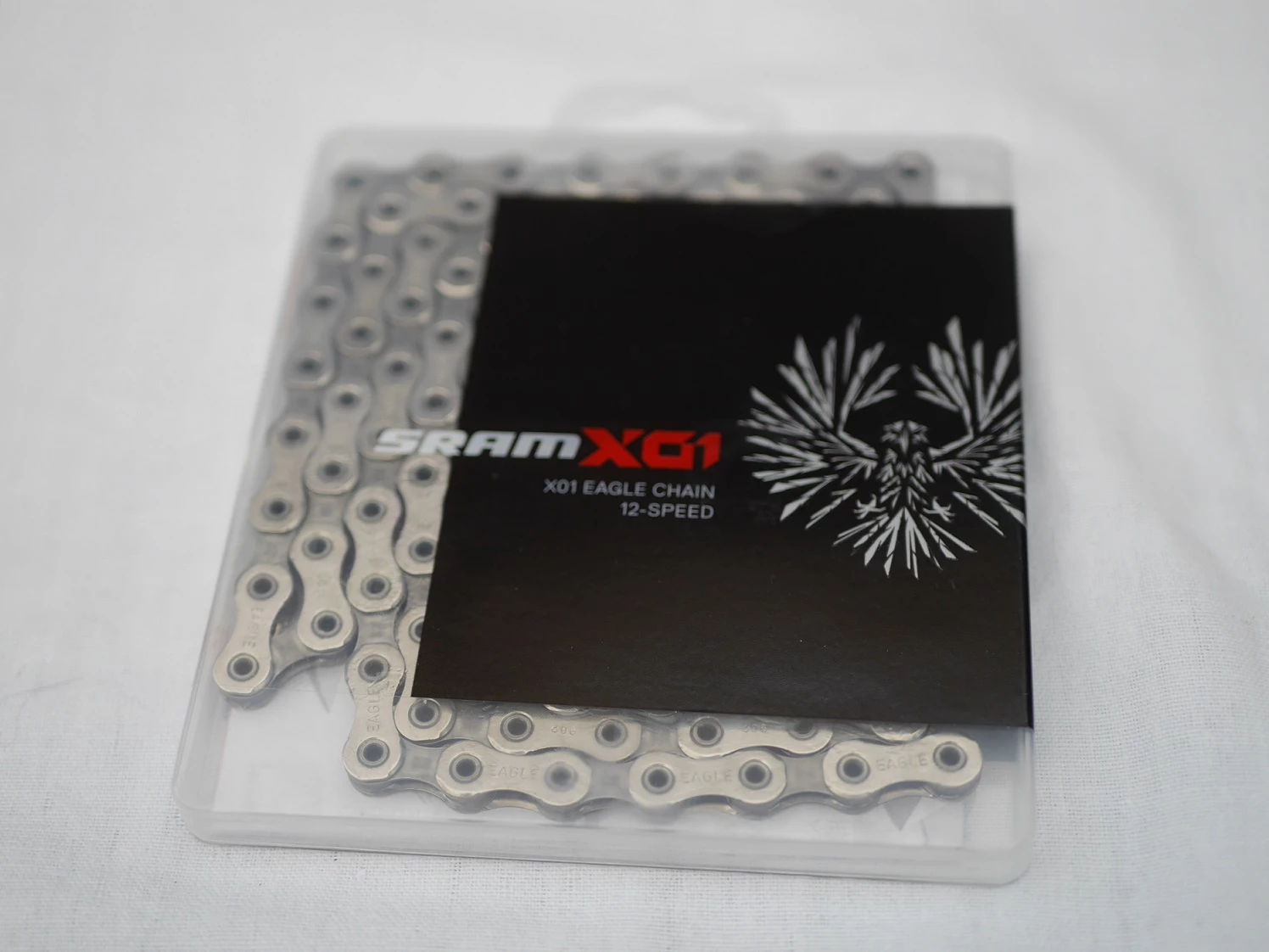 Sram X01 Eagle Kette 12-fach Hollow Pin Silber 126 Glieder 1 Sram X01 Eagle Kette 12-fach Hollow Pin Silber 126 Glieder