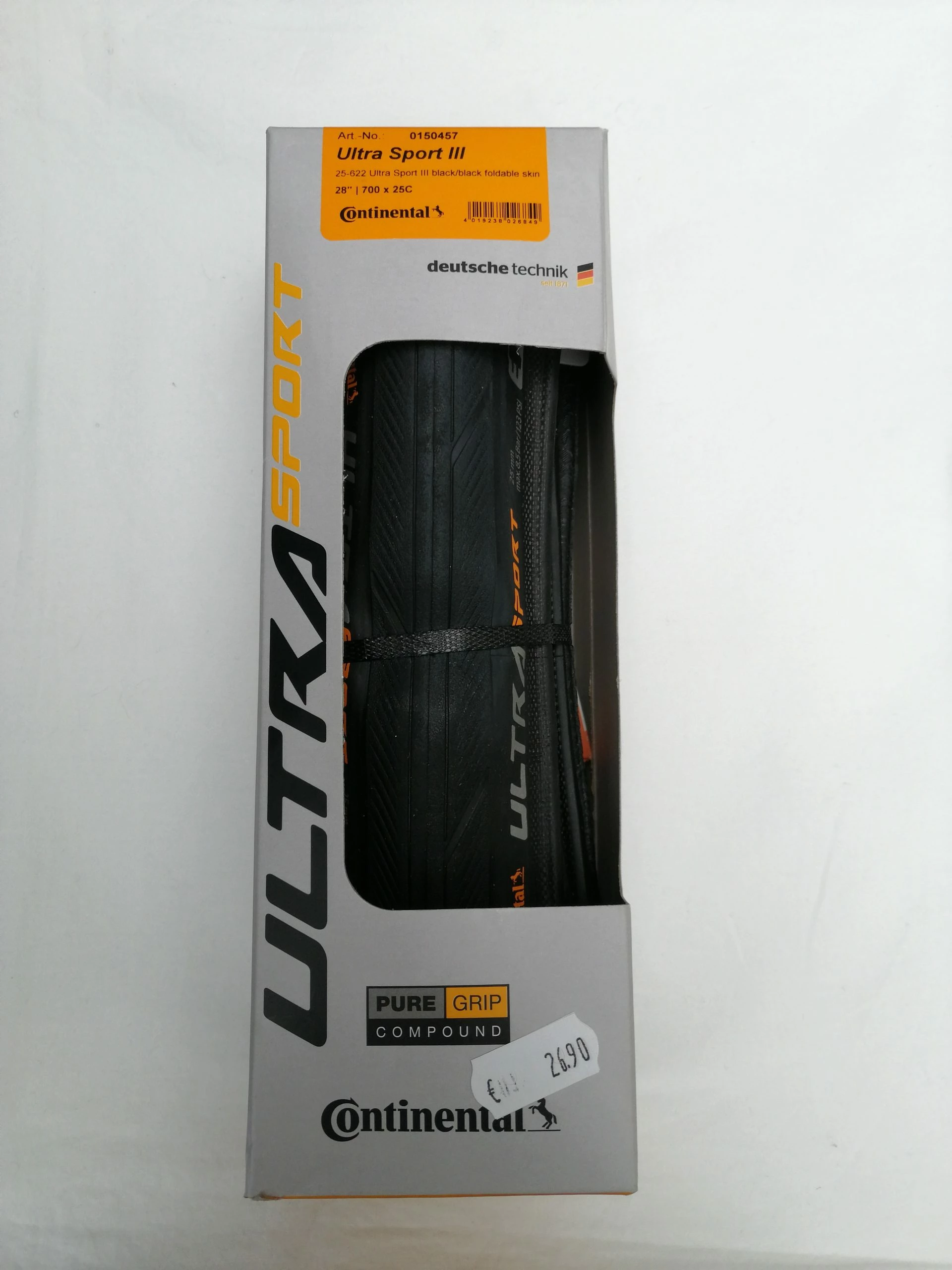 Continental Fahrradreifen Ultra Sport III 28Zoll 25-622 700x25C 1 Continental Fahrradreifen Ultra Sport III 28Zoll 25-622 700x25C