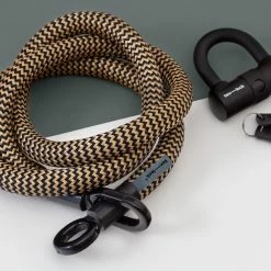 Tex-Lock Eyelet L 160 Cm, Gold Schwarz